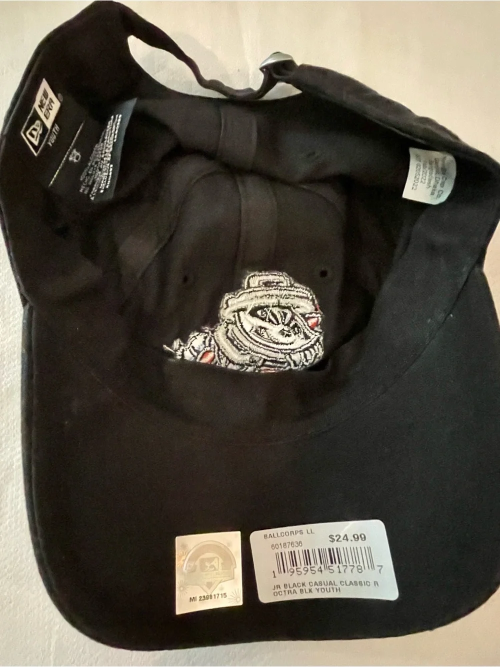 Rocket City Trash Pandas minor league baseball cap. Youth